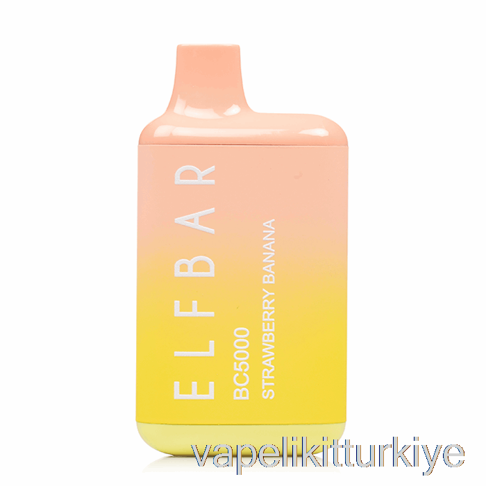 Vape Türkiye Bc5000 %0 Sıfır Nikotin Tek Kullanımlık çilekli Muz